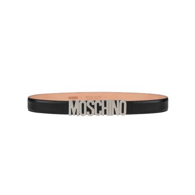 THE BELT IN LEATHER WITH LOGO